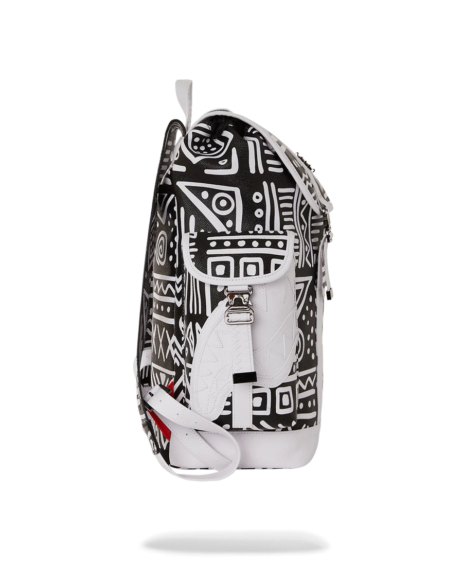 Sprayground Backpack MIAMI VICE OG CELLPHONE BACKPACK White