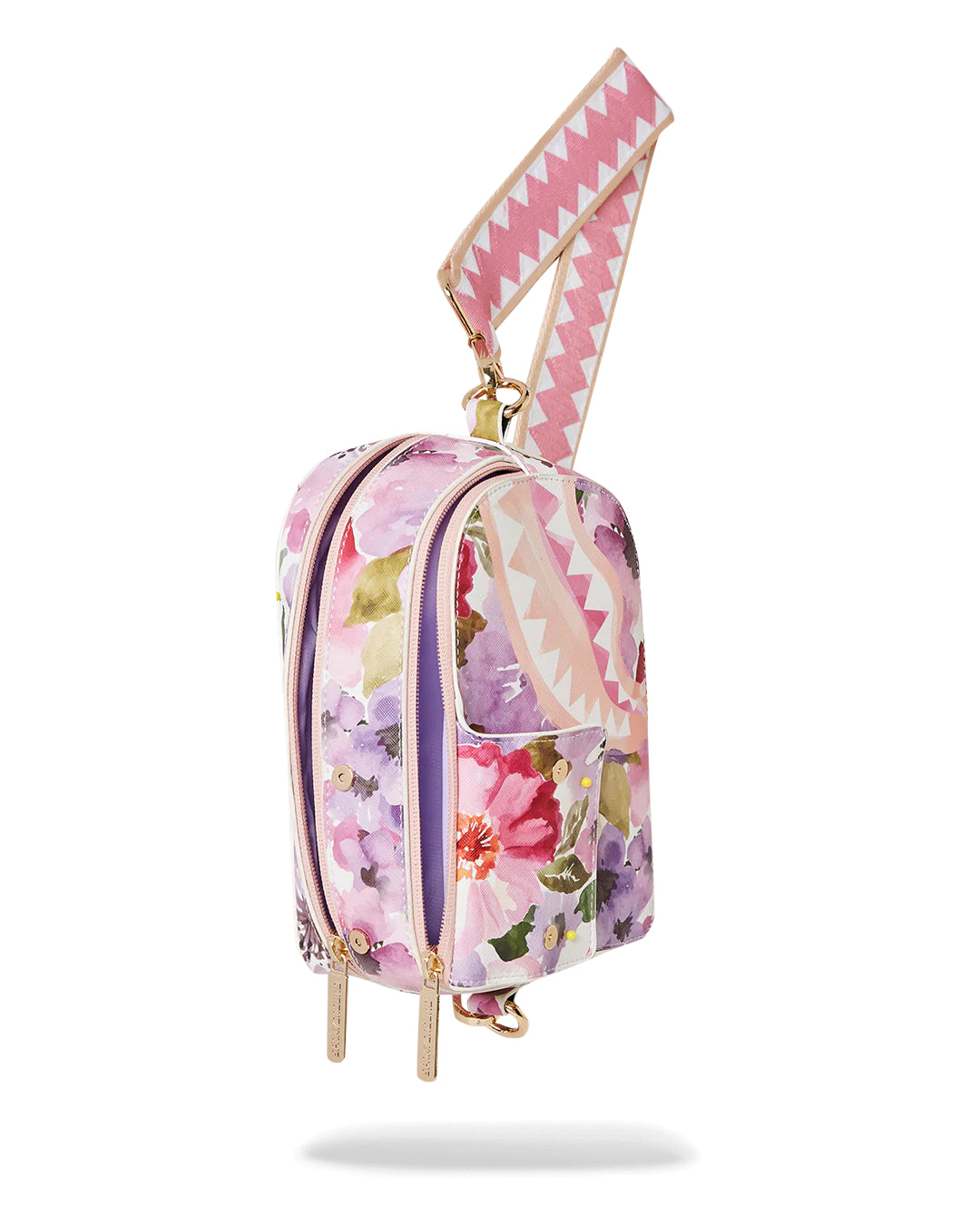 Painted Floral Backpack Sling