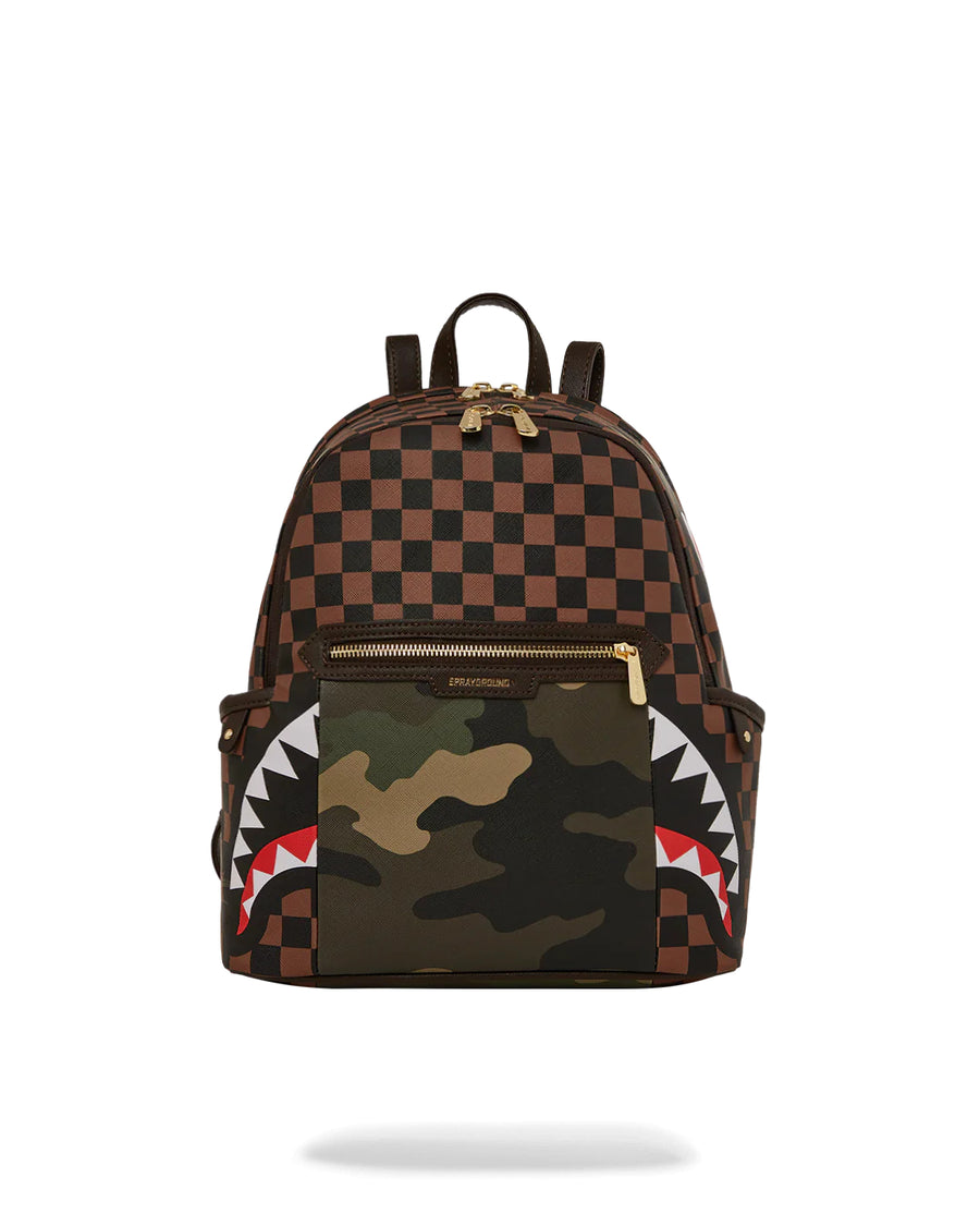 Sac à dos Sprayground SIP WITH CAMO ACCENT SAVAGE BACKPACK Marron