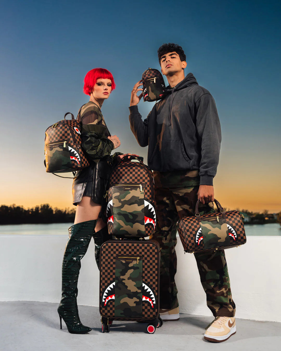 Sip With Camo Accent Savage Backpack