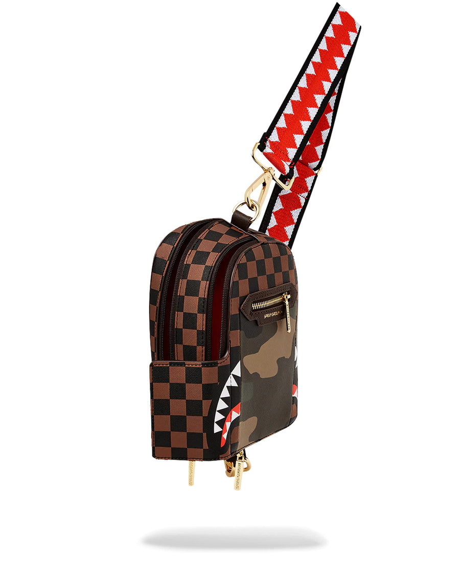 Sac à dos Sprayground SIP WITH CAMO ACCENT BACKPACK SLING Vert