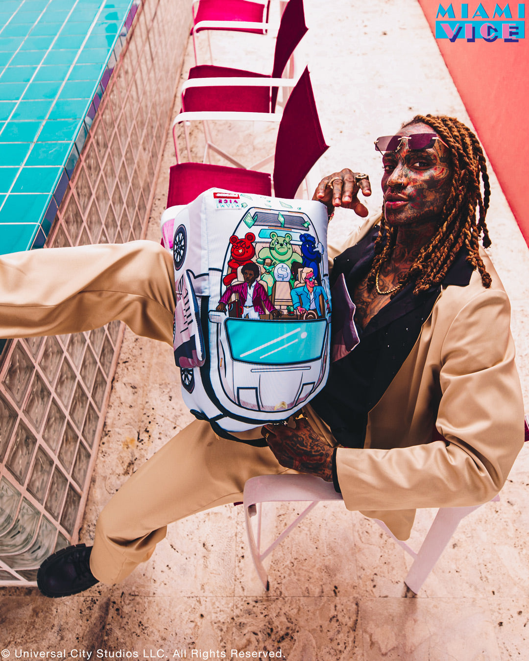 Miami Vice Wings Up Backpack