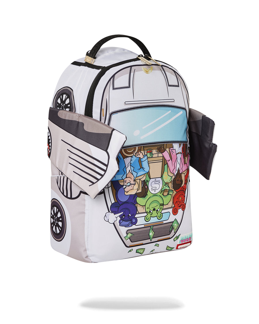 Sprayground Backpack MIAMI VICE WINGS UP BACKPACK White