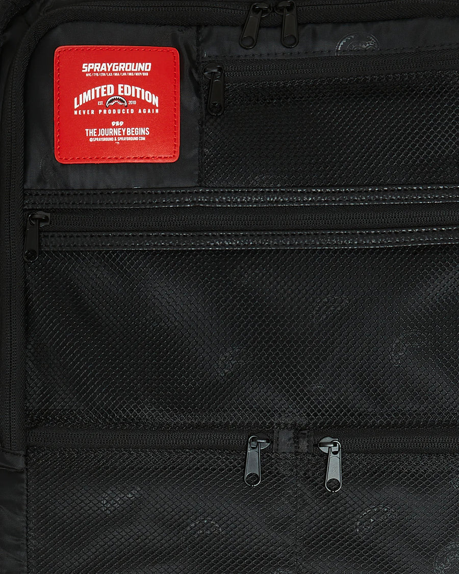 Sprayground Luggage HENNEY PHANTOM SOFT LUGGAGE Black