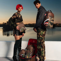 Sip Camo Accent Soft Carryon Luggage