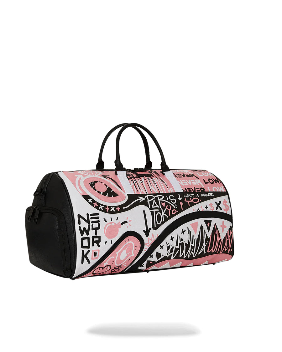 Sprayground Bag PINK MARKER HITS DUFFLE Pink
