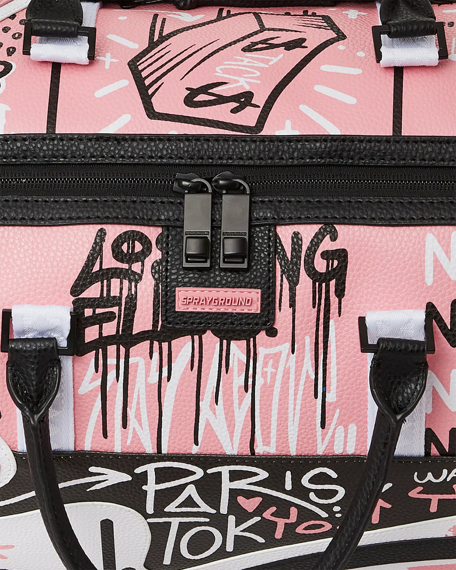 Sprayground Bag PINK MARKER HITS DUFFLE Pink