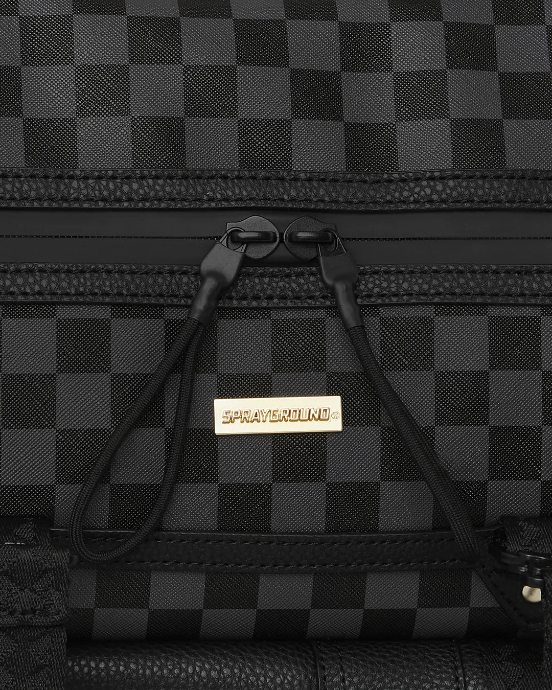 Special Ops Grey Checkered Cargo Duffle