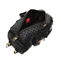 Special Ops Grey Checkered Cargo Duffle