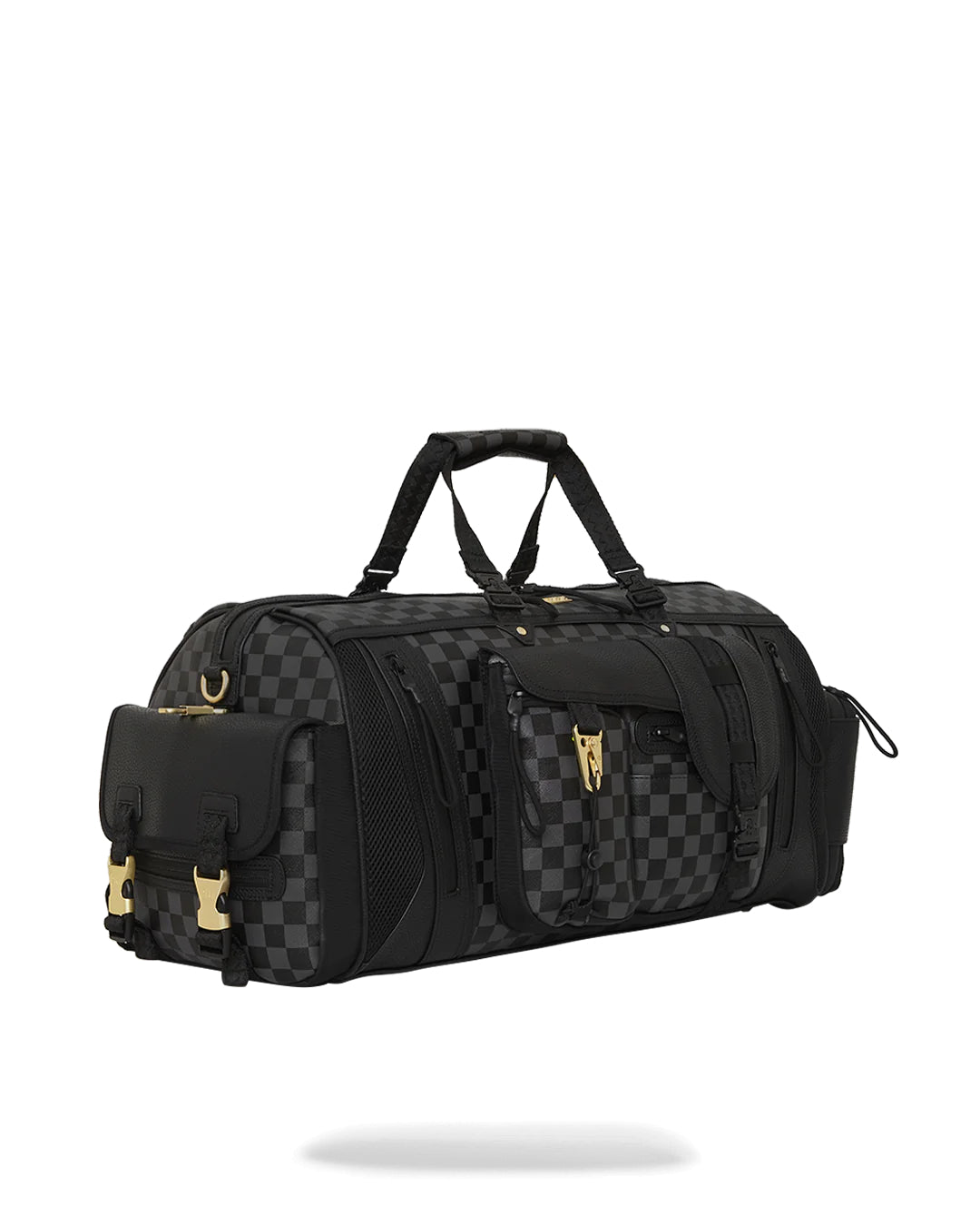 Special Ops Grey Checkered Cargo Duffle