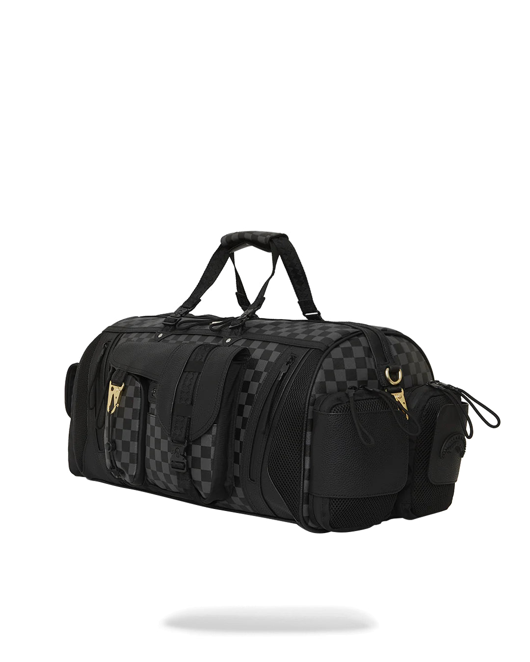 Special Ops Grey Checkered Cargo Duffle