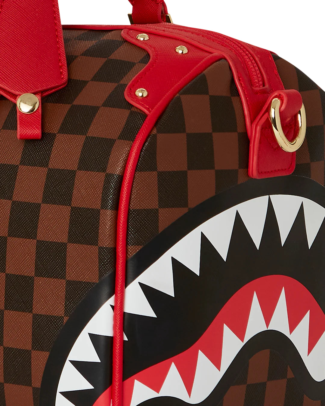 Red Sharks In Paris Box  Mini Duffle