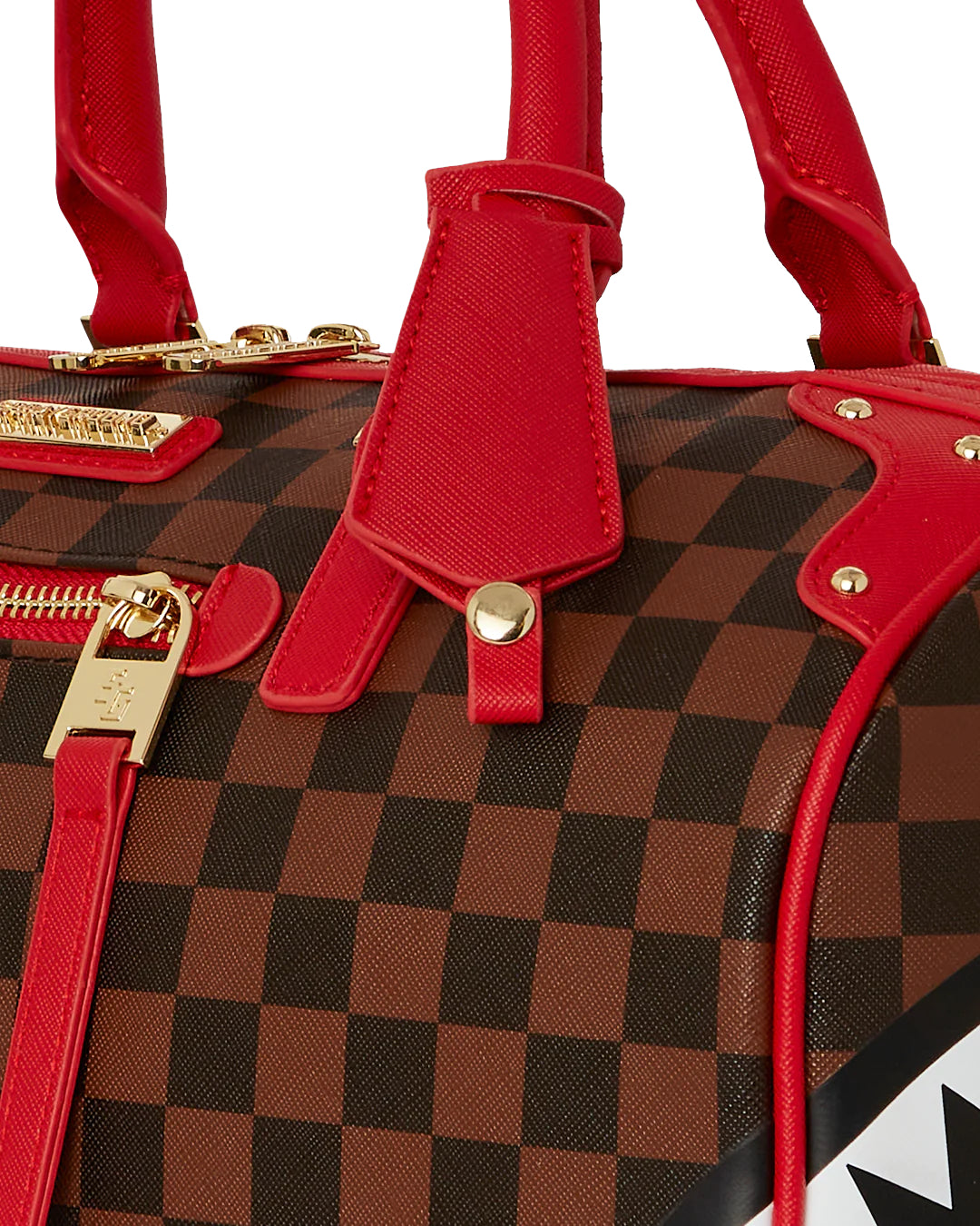 Red Sharks In Paris Box  Mini Duffle