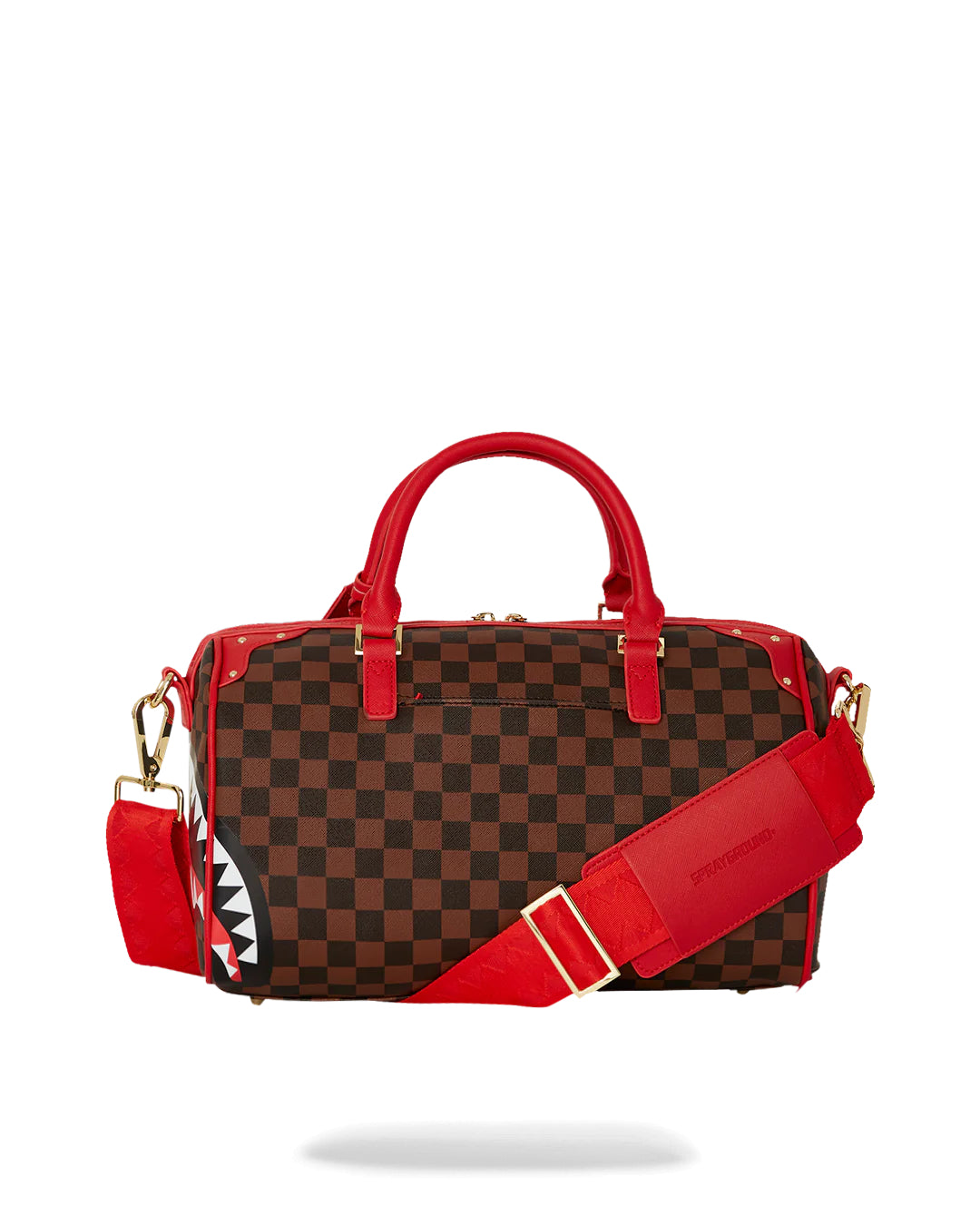 Red Sharks In Paris Box  Mini Duffle