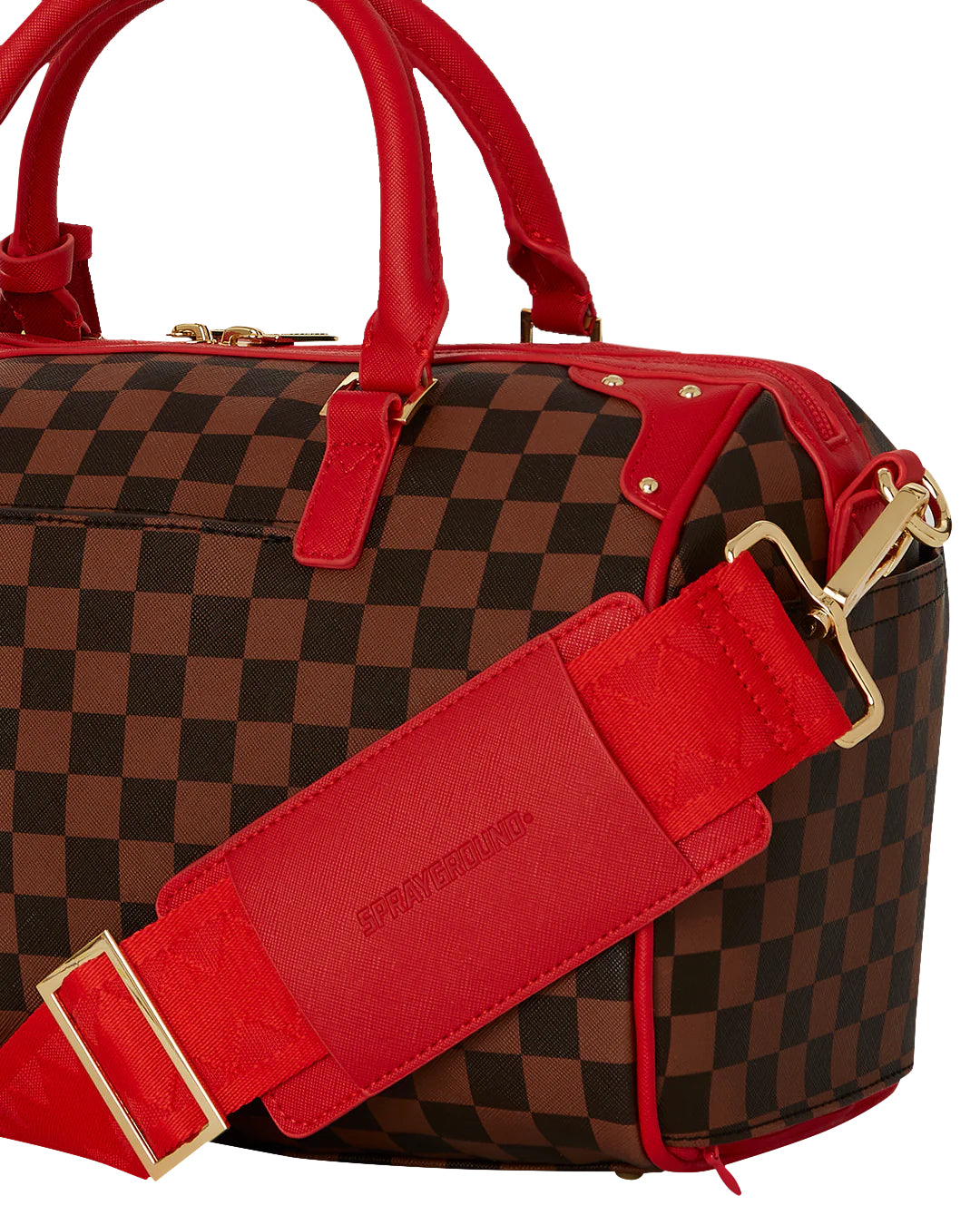 Red Sharks In Paris Box  Mini Duffle