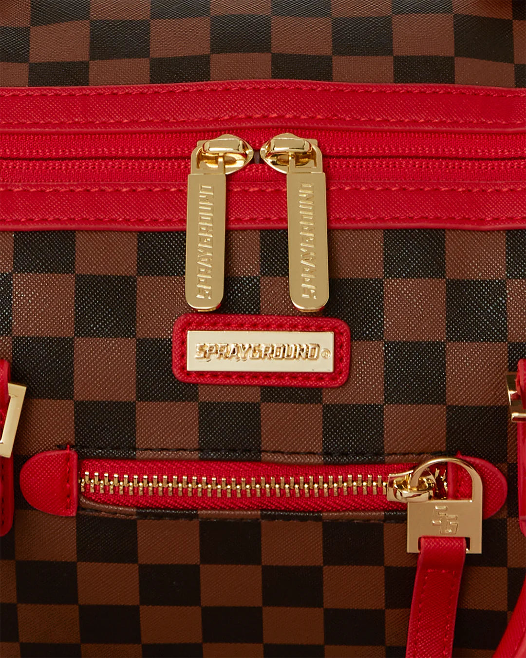 Red Sharks In Paris Box  Mini Duffle