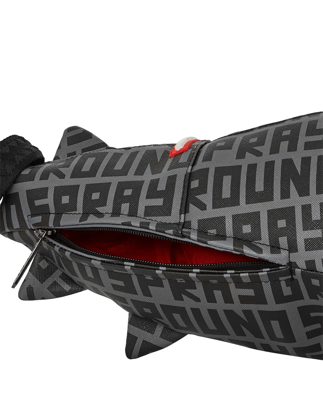 Split Infinity Check Shark-shaped-duffle