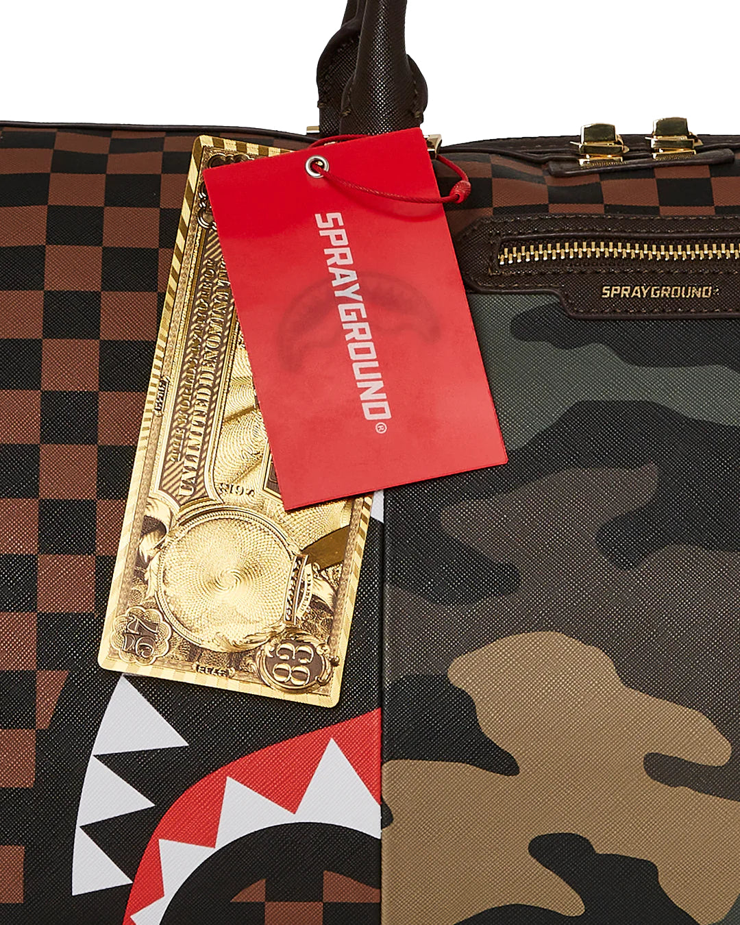 Sip With Camo Accent Duffle