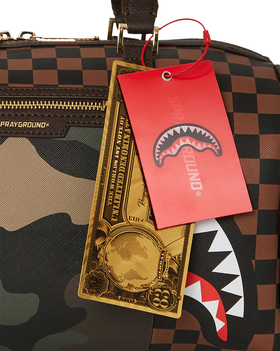 Sip With Camo Accent Mini Duffle