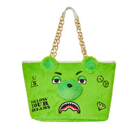 Money Bear Tote Green