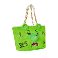 Money Bear Tote Green