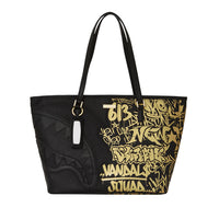 Half Graff Gold Tote