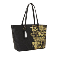 Half Graff Gold Tote