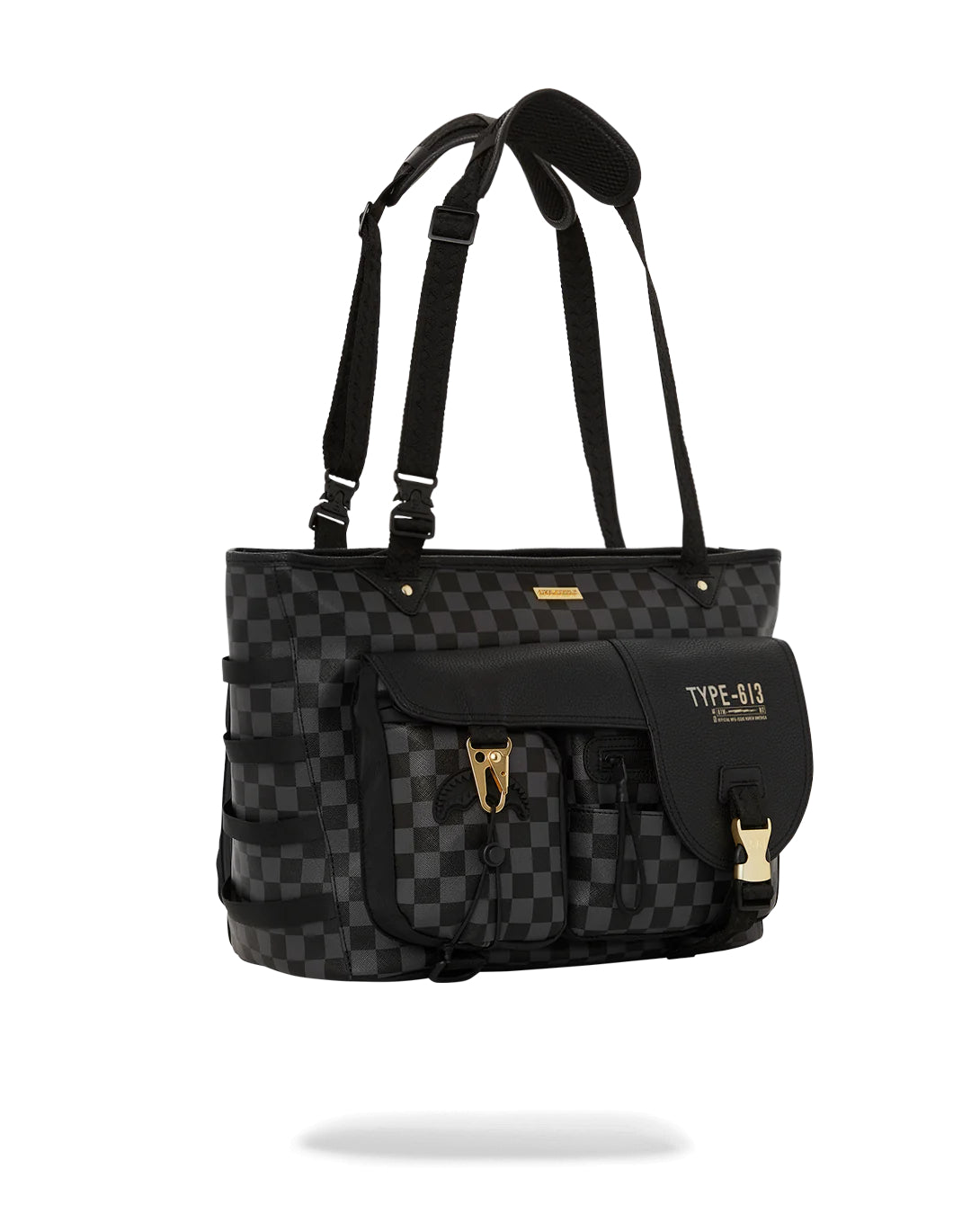 Special Ops Grey Checkered Tote