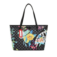 Neon Floral Tote