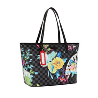 Neon Floral Tote