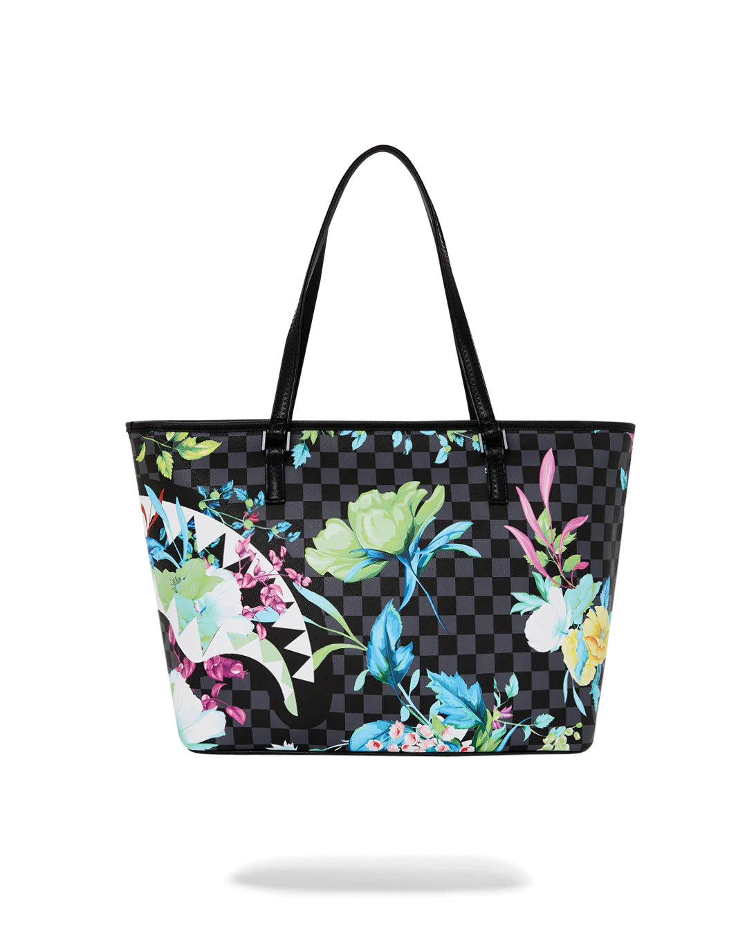 Neon Floral Tote