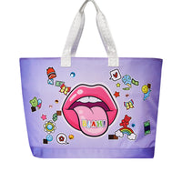 Blah Lips Beach Tote