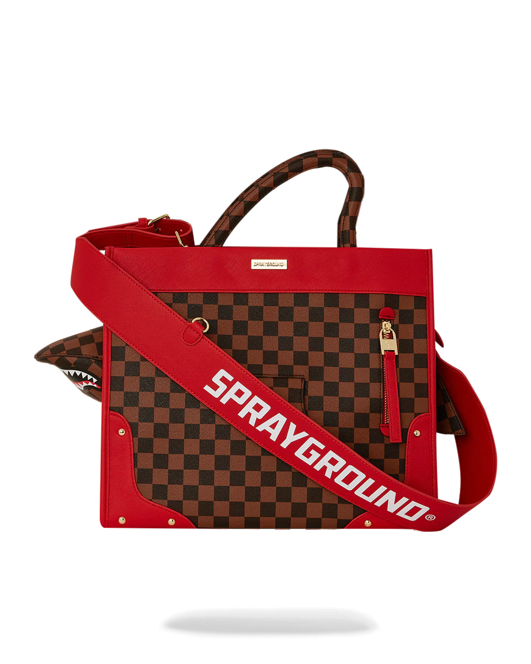 Red Sharks In Paris Shark Break Thru Tote