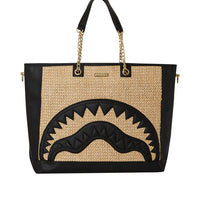 Raffia Shark Tote