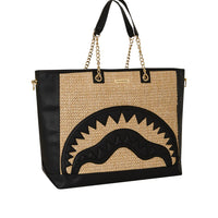 Raffia Shark Tote