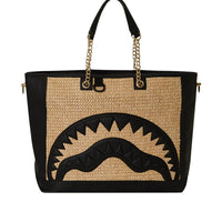 Raffia Shark Tote