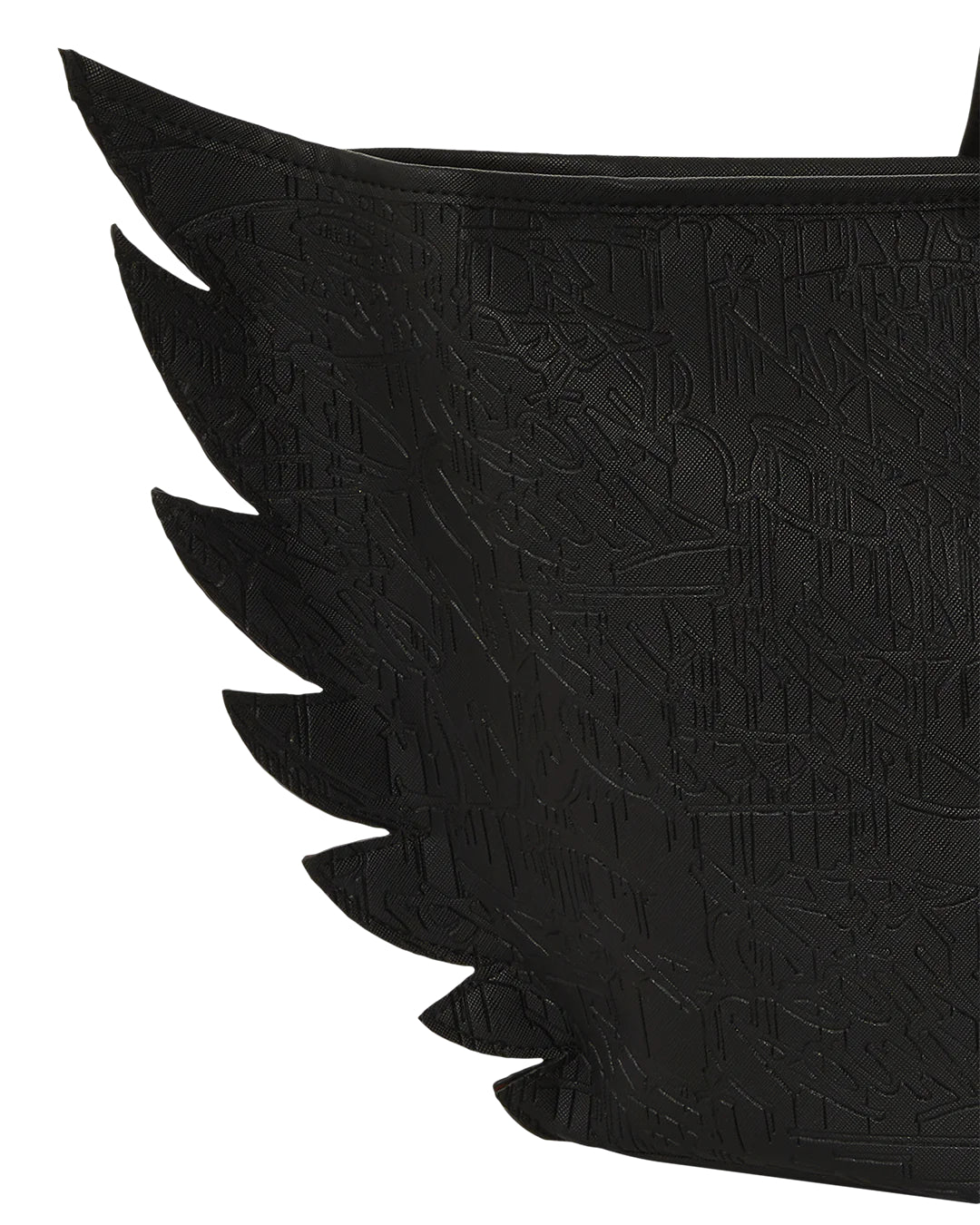 Night Graff Embossed Wing Tote