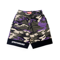 Purple Camo Shorts