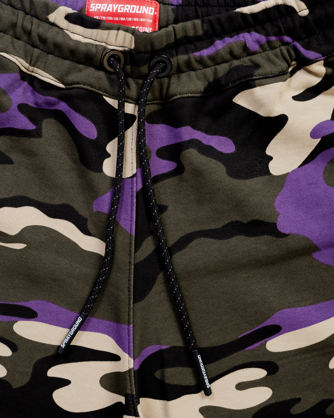 Purple Camo Shorts