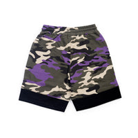 Purple Camo Shorts