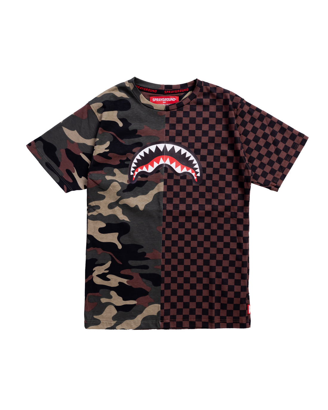 Checks & Camouflage T-shirt J