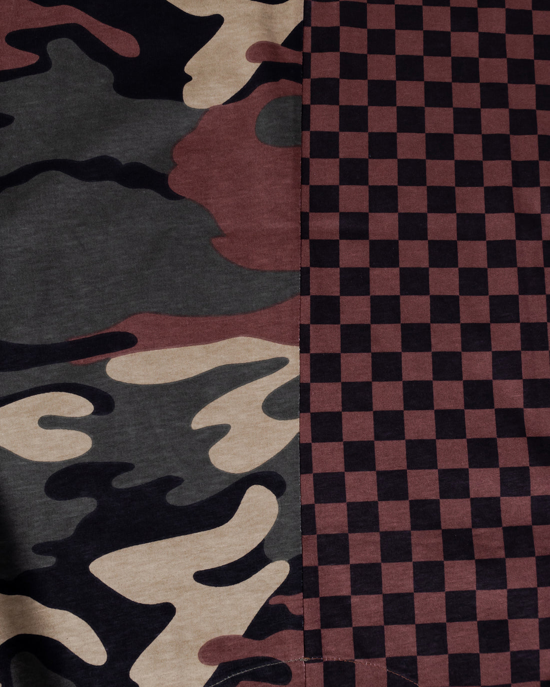 Checks & Camouflage T-shirt J