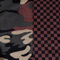 Checks & Camouflage T-shirt J