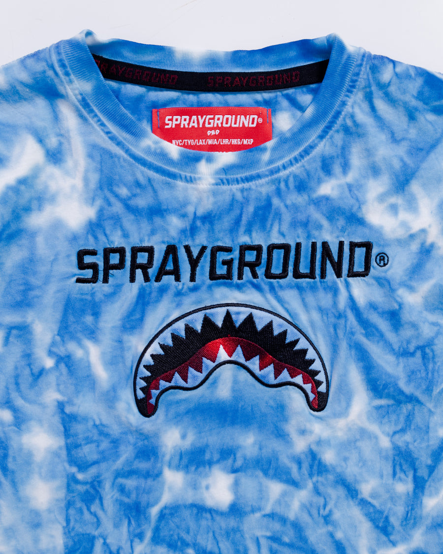 Youth - Sprayground T-shirt DAMAGE CONTROL T-SHIRT Blue
