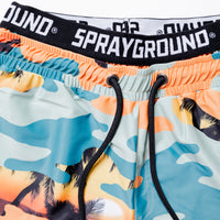 Sunset Camo Midi Swim