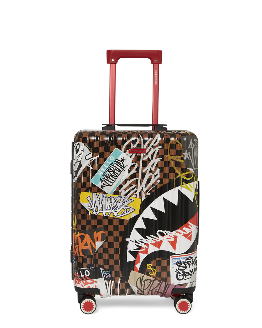 Bagage Sprayground TAGGED UP CARRY-ON Marron