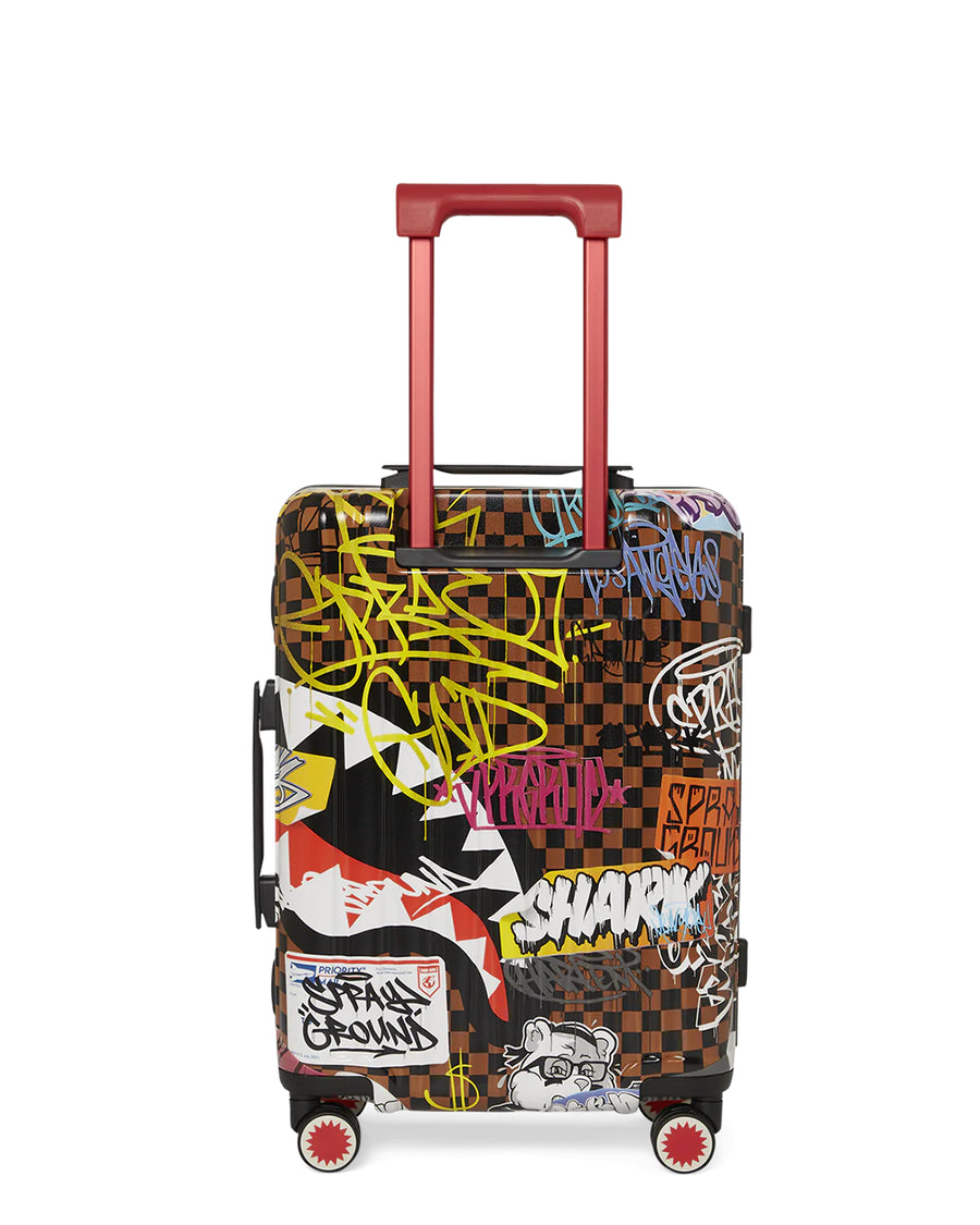 Sprayground Luggage TAGGED UP CARRY-ON Brown