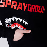 Shark Diagonal Pocket Crewneck