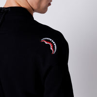 Shark Diagonal Pocket Crewneck