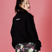 Neon Floral Shark Crewneck